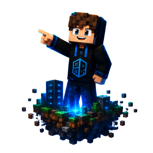 Personagem Minecraft Pixel Hub Host
